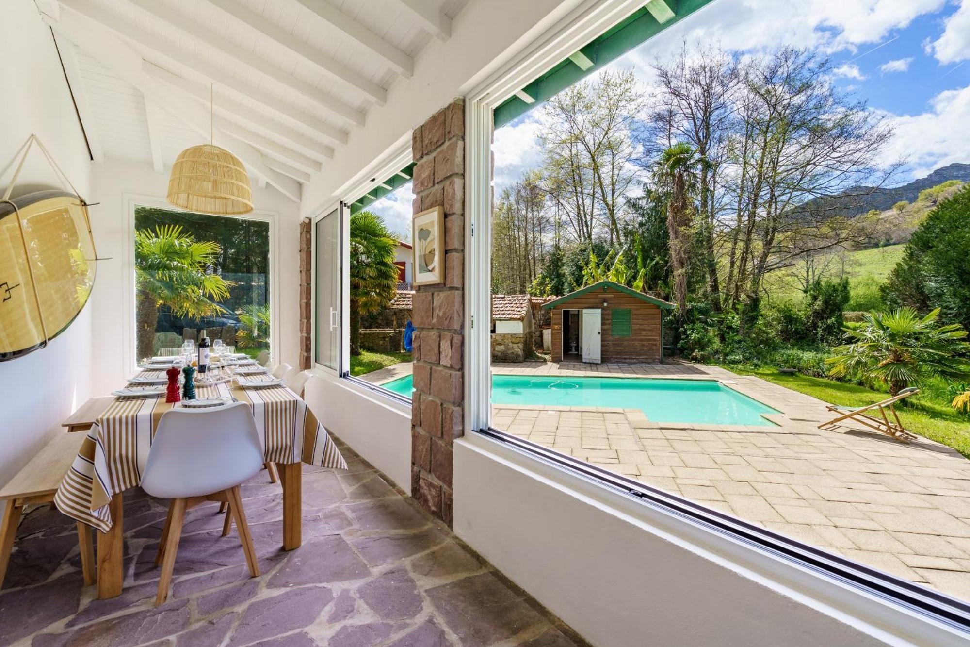 Mendizola - 5 Chambres - Piscine - Vue Montagne ซาร์ ภายนอก รูปภาพ